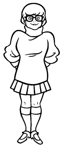 Velma Dinkley Coloring Page